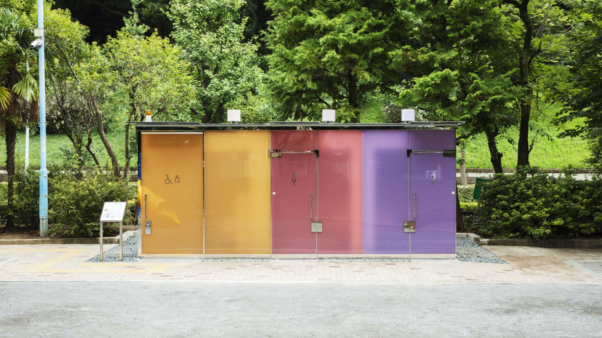 日本独立式公共厕所-公共设施建筑案例-筑龙建筑设计论坛
