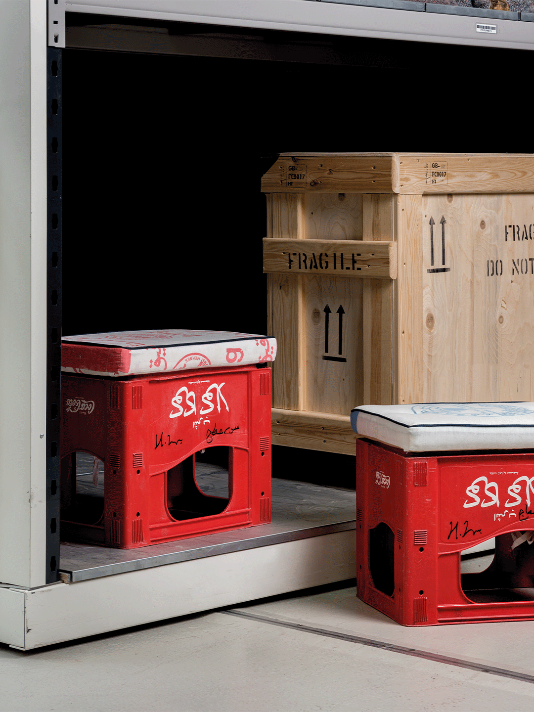 Red Crates by Hassan Hajjaj. 