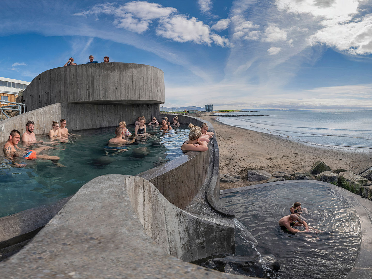 Guolaug baths in Iceland by Basalt Architects