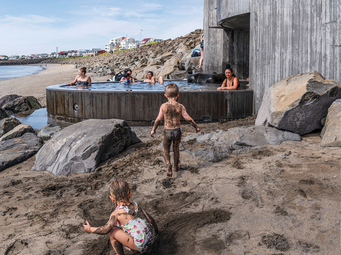 Guolaug baths in Iceland by Basalt Architects