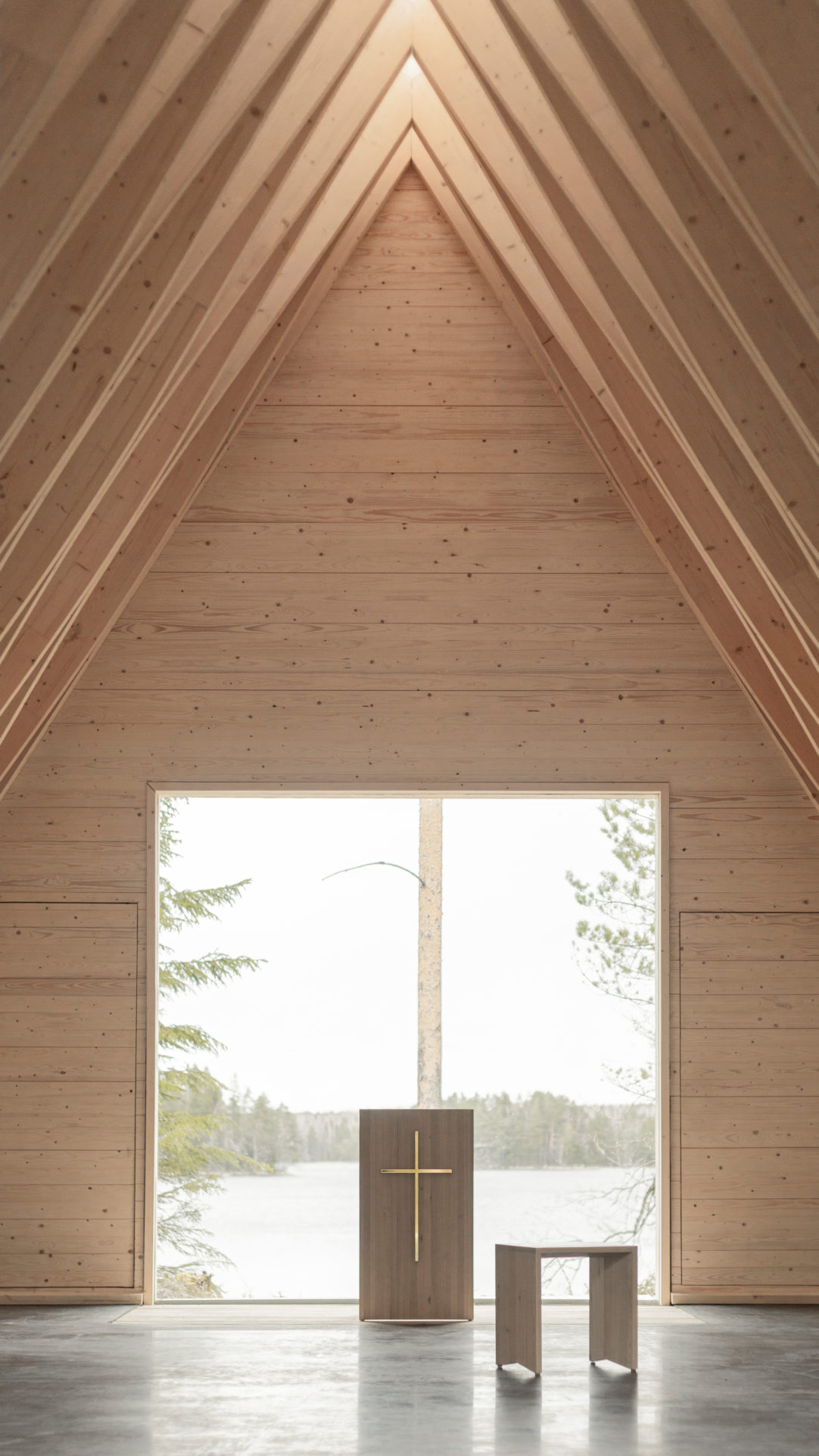 The Forest Chapel in Finland by NOAN