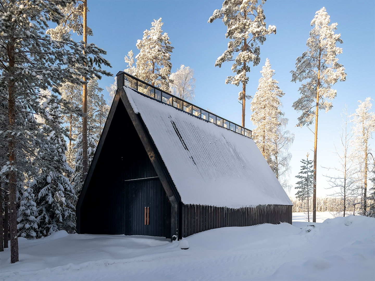 The timber chapel by NOAN architects in Finland