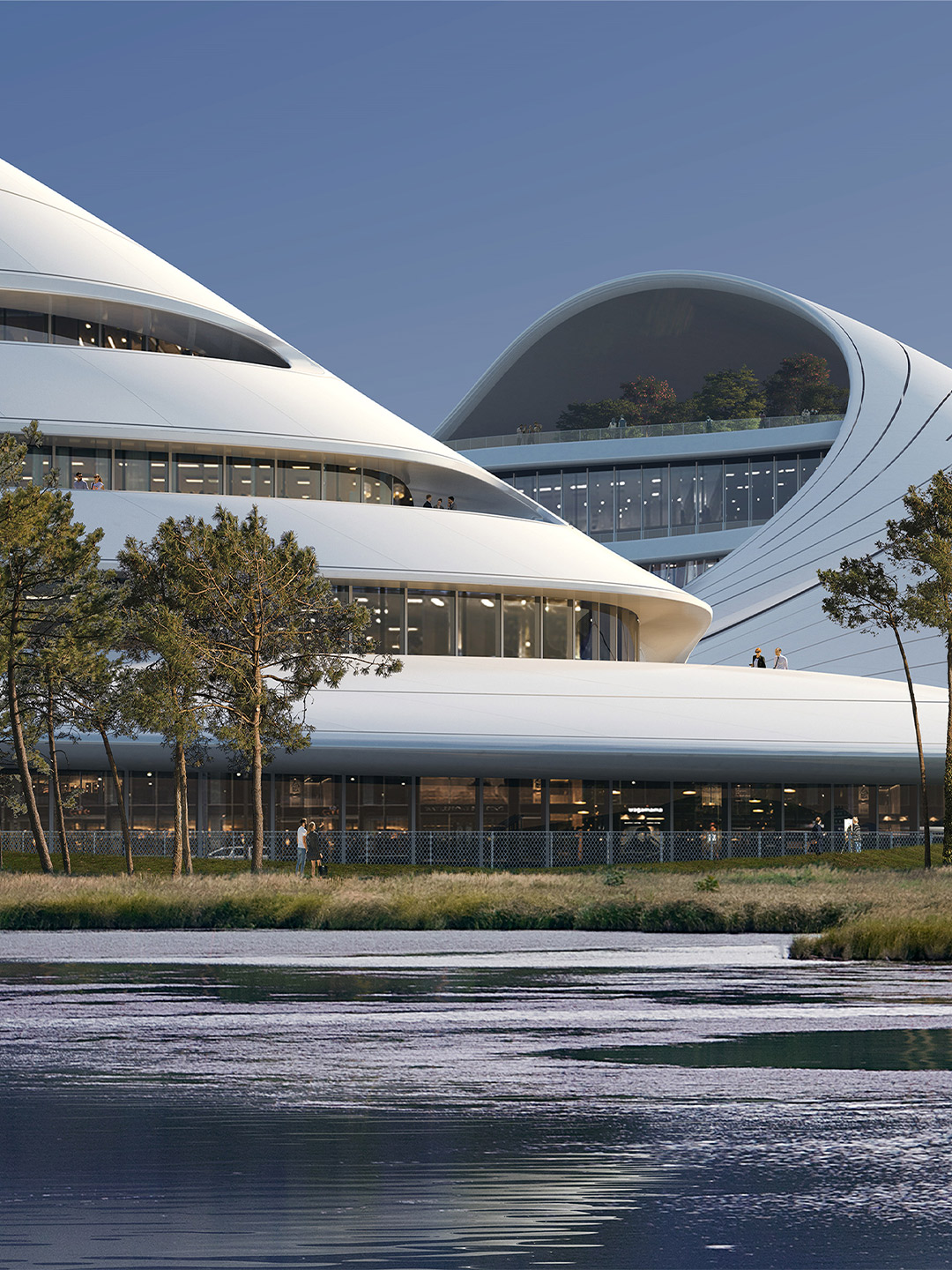 Jiaxing Civic Centre in China by MAD Architects