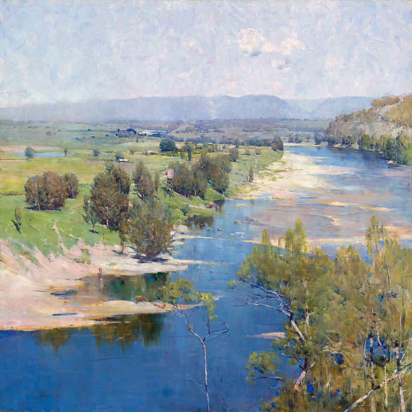 She-Oak and Sunlight at the NGV includes work by Arthur Streeton.