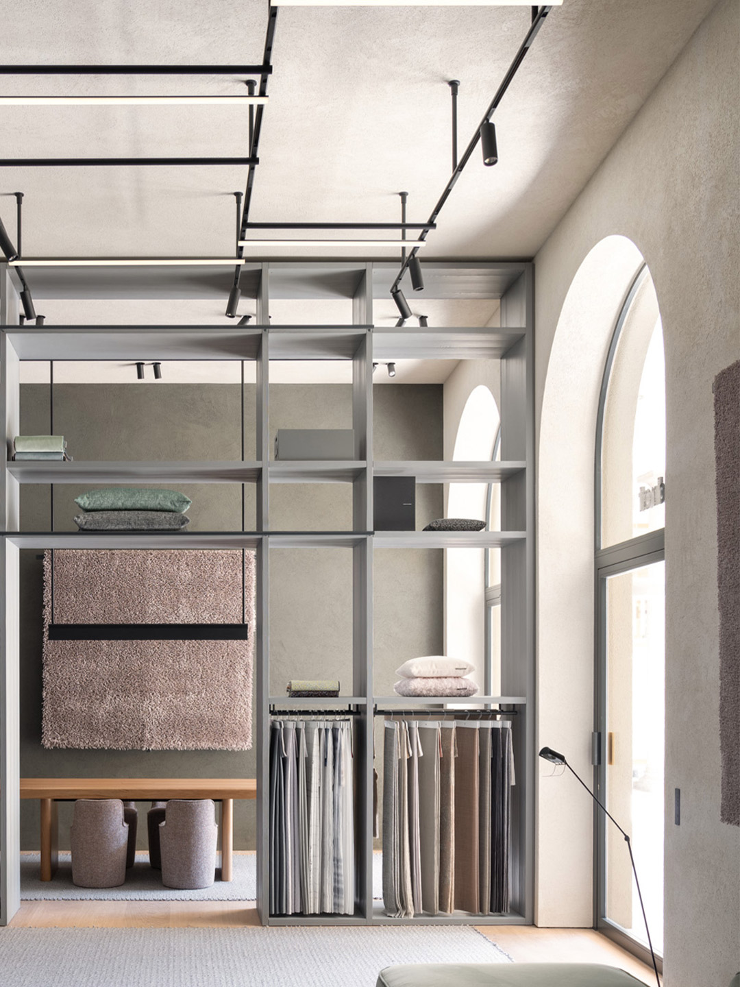 Kvadrat textile showroom in Milan by Vincent Van Duysen 