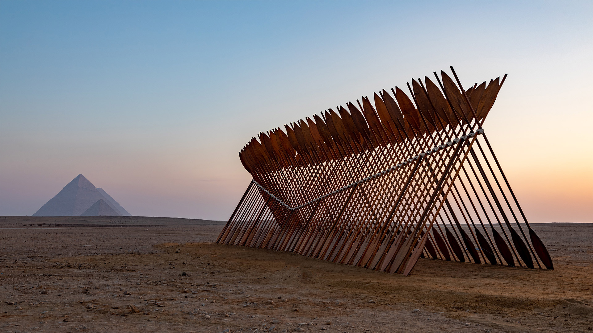 DAN | Daily Architecture News The first art exhibition at Egypt's Giza ...