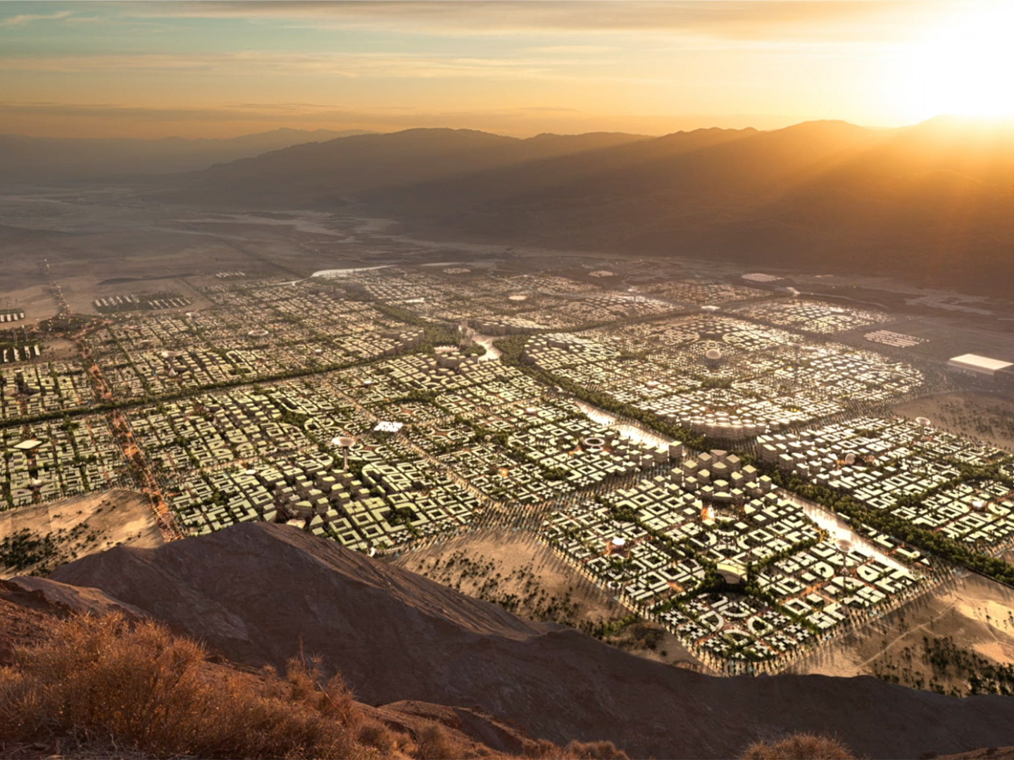 Telosa City in America by BIG architects. 