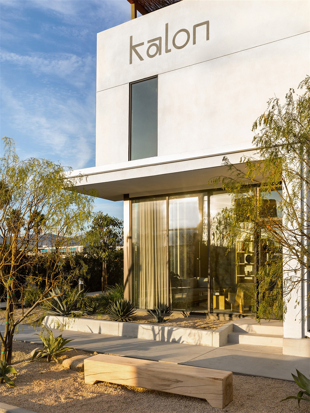 The new Kalon Studios furniture and art showroom in Los Angeles (LA). 