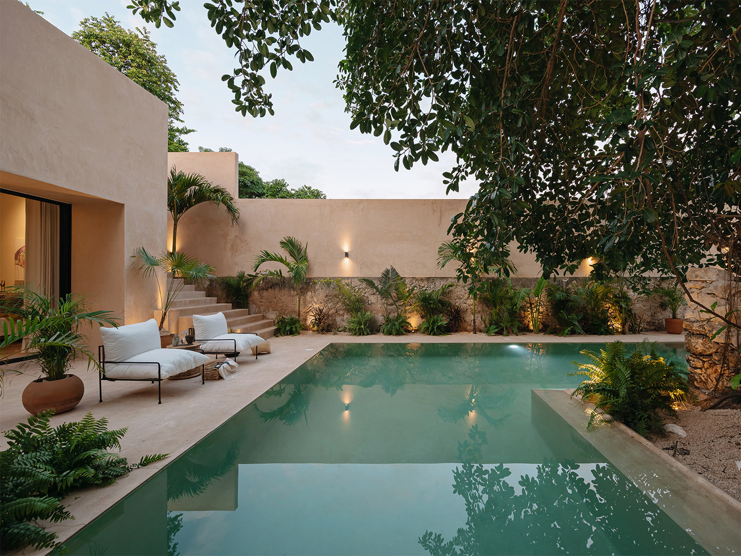 Home tour: A lush oasis rests at the heart of Casa Huolpoch in Mexico