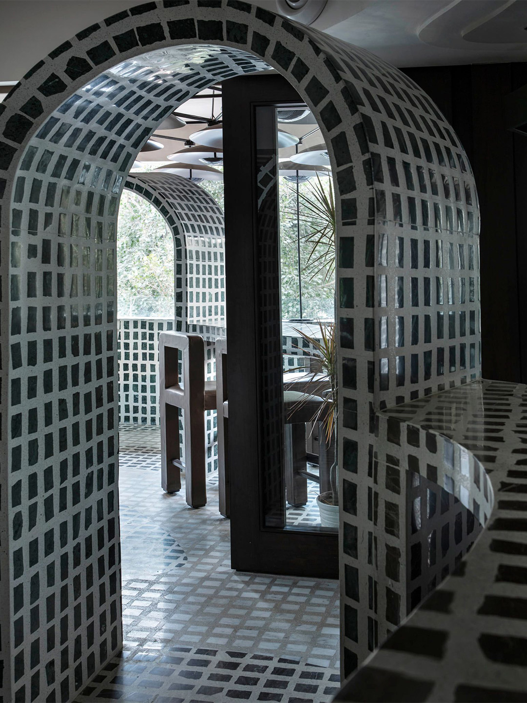 Tin Tin restaurant by Renesa Architects in India