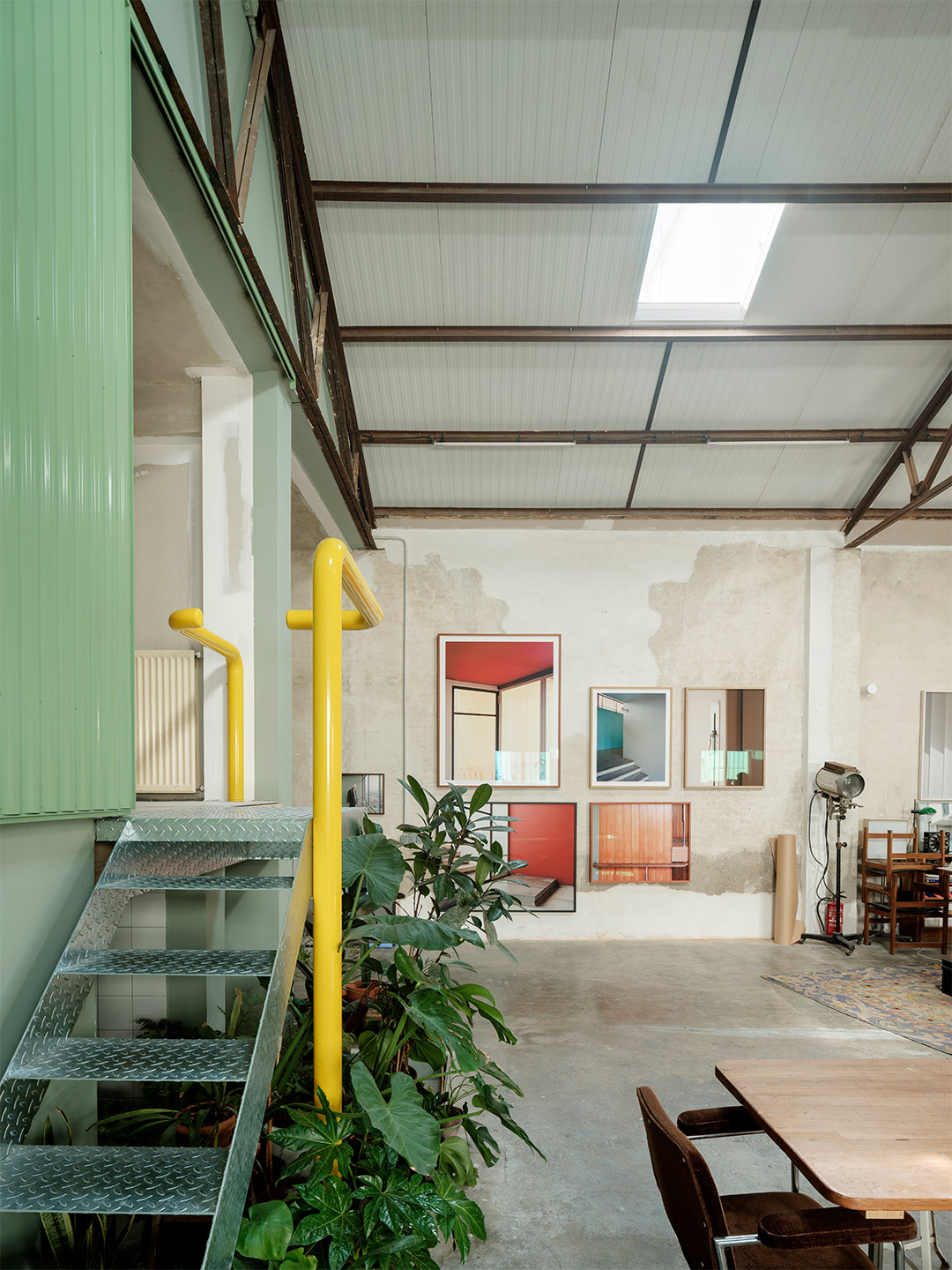 Eulalia warehouse conversion in Madrid, Spain, by Burr Studio