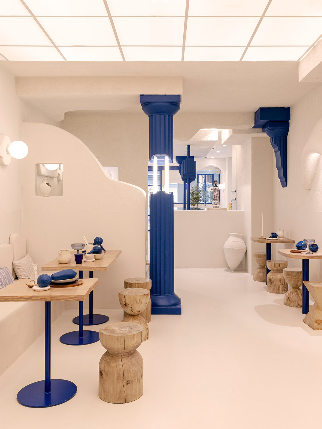Egeo Greek restaurant in Greece by Masquespacio